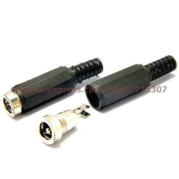 5.5x2.5mm dc power jack(metal head)