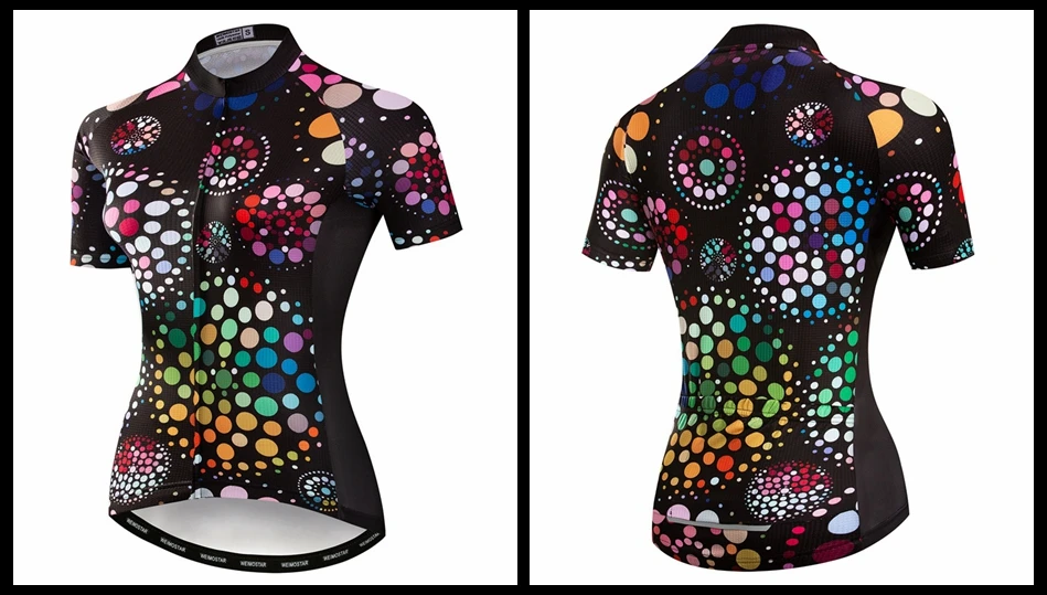 Weimostar, цветная велосипедная майка, для женщин, для горной дороги, для велосипеда, джерси, с черепом, летняя, с коротким рукавом, велосипедная рубашка, для команды, одежда для велосипеда