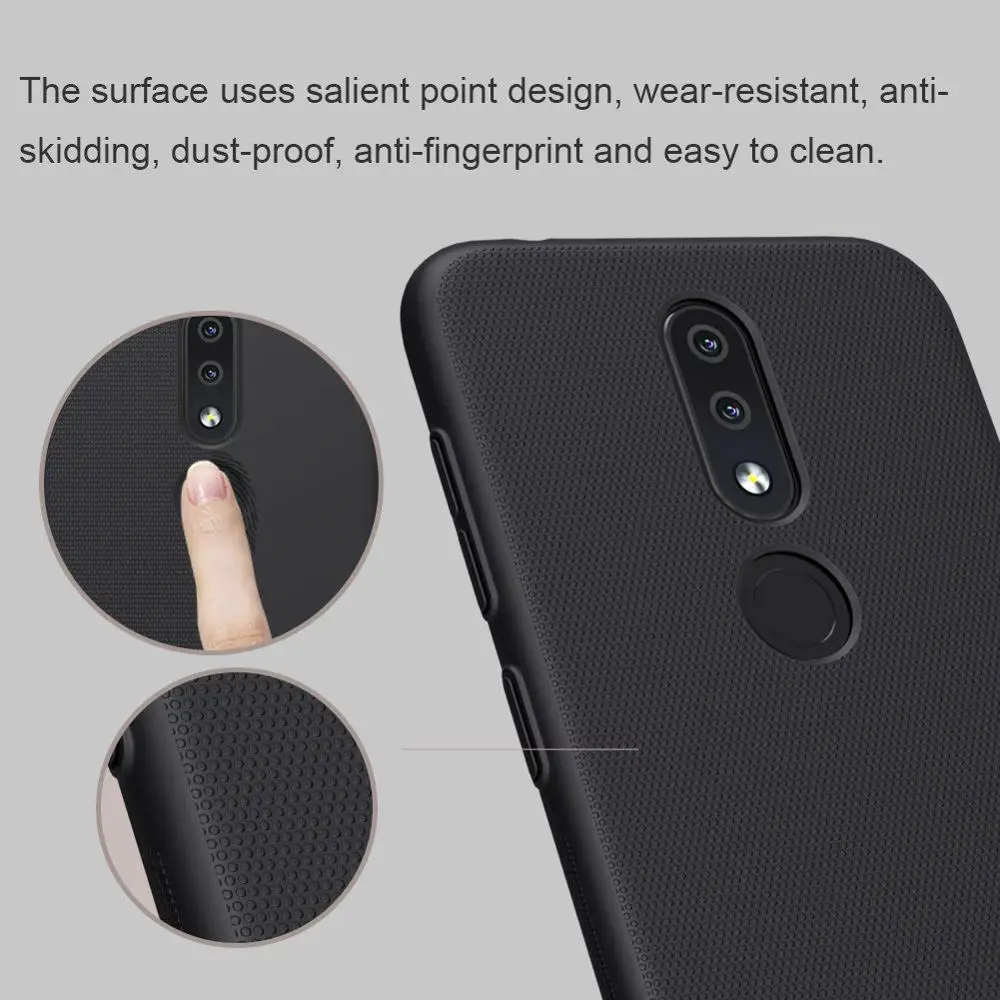 Чехол для Nokia 4 2 армированный чехол 5 71 дюйма противоударный Nillkin матовый жесткий