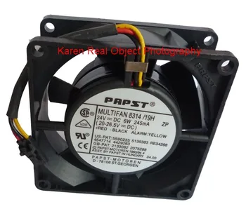 

Original EBM papst MULTIFAN 8314/19H 8032 24v 0.25a 6w Inverter cooling fan