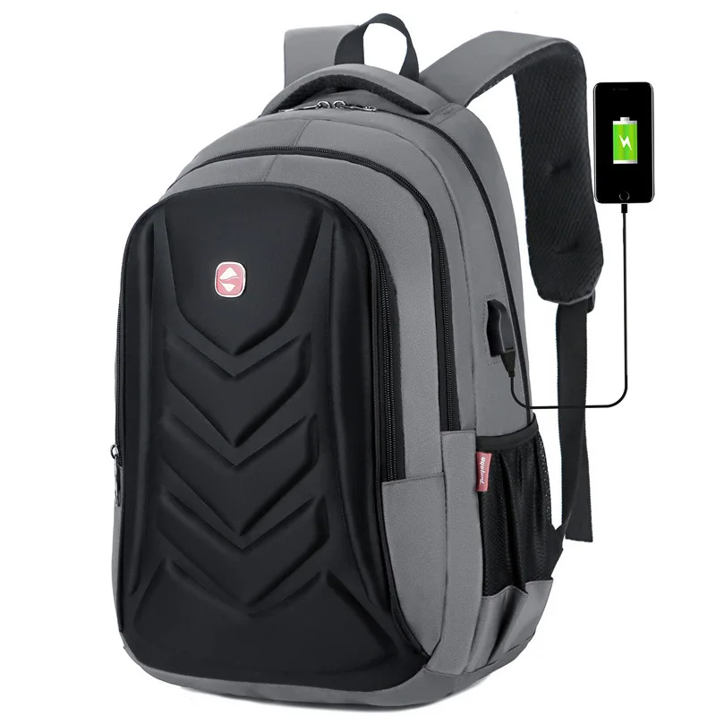 

New Unisex Black Travel Backpacks Men Backpack USB Charging Large Capacity Out Door For Male Bag Waterproof Casual Backpacks