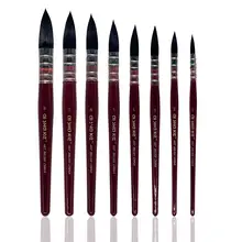 Pinceau aquarelle pour peinture à main d'artiste, livré en 1 pièce, matériel professionnel, fournitures scolaires d'art, objet de dessin