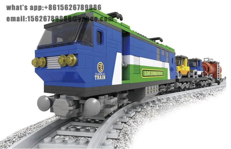 Ausini building block set compatible with lego transportation train 011 3D Construction Brick Educational Hobbies Toys for Kids block-set : image Ausini building block set compatible with lego transportation train 011 3D Construction Brick Educational Hobbies Toys for Kids block-set