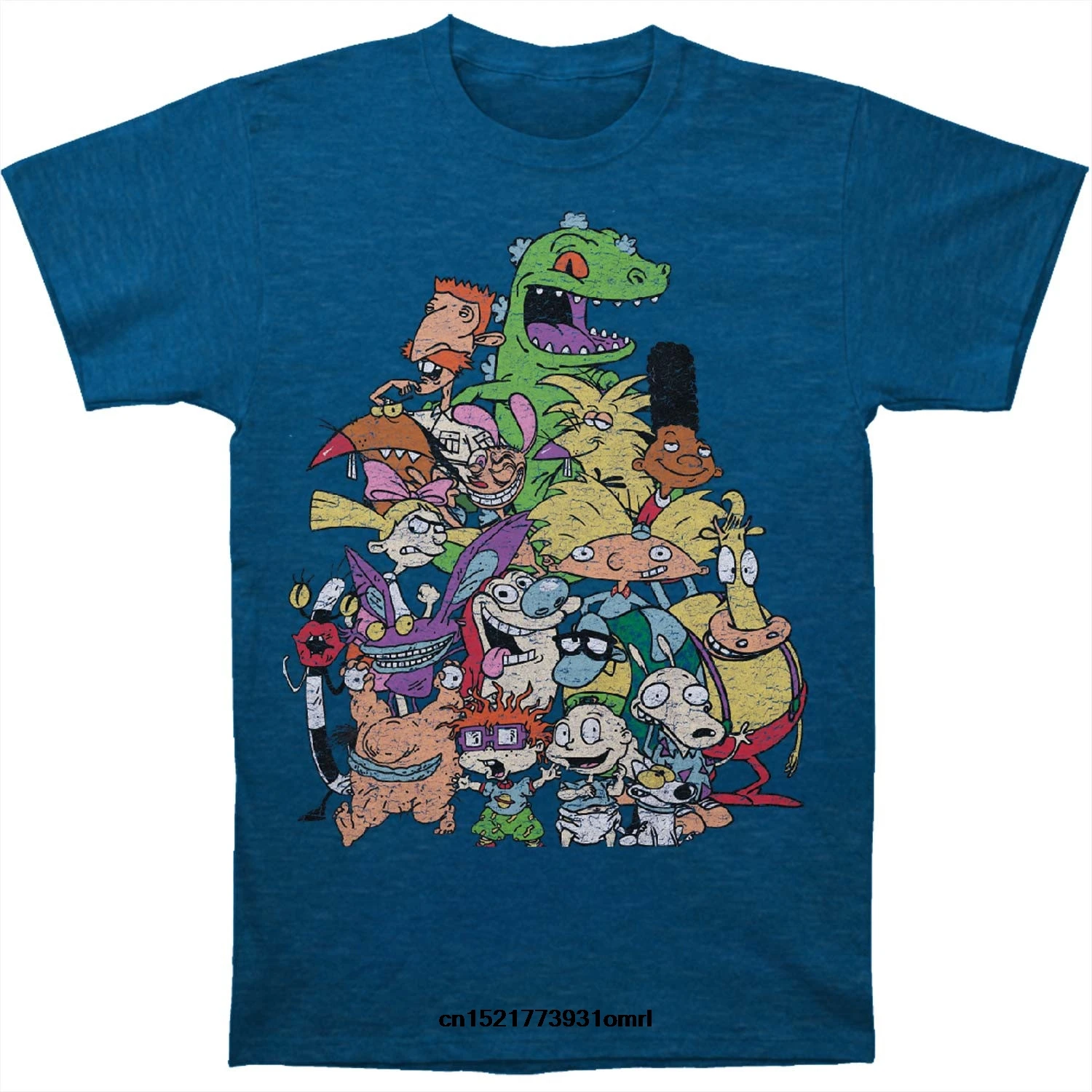 funny t shirt men novelty tshirt Nickelodeon Characters T shirt-in T ...