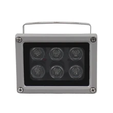 CCTV заполняющий свет инфракрасный ИК 6 светодиодный Ночные огни на глубину до 60 м 850nm Iluminador для кабель для камеры CCTV Системы IP66 Водонепроницаемый ИК-лампа