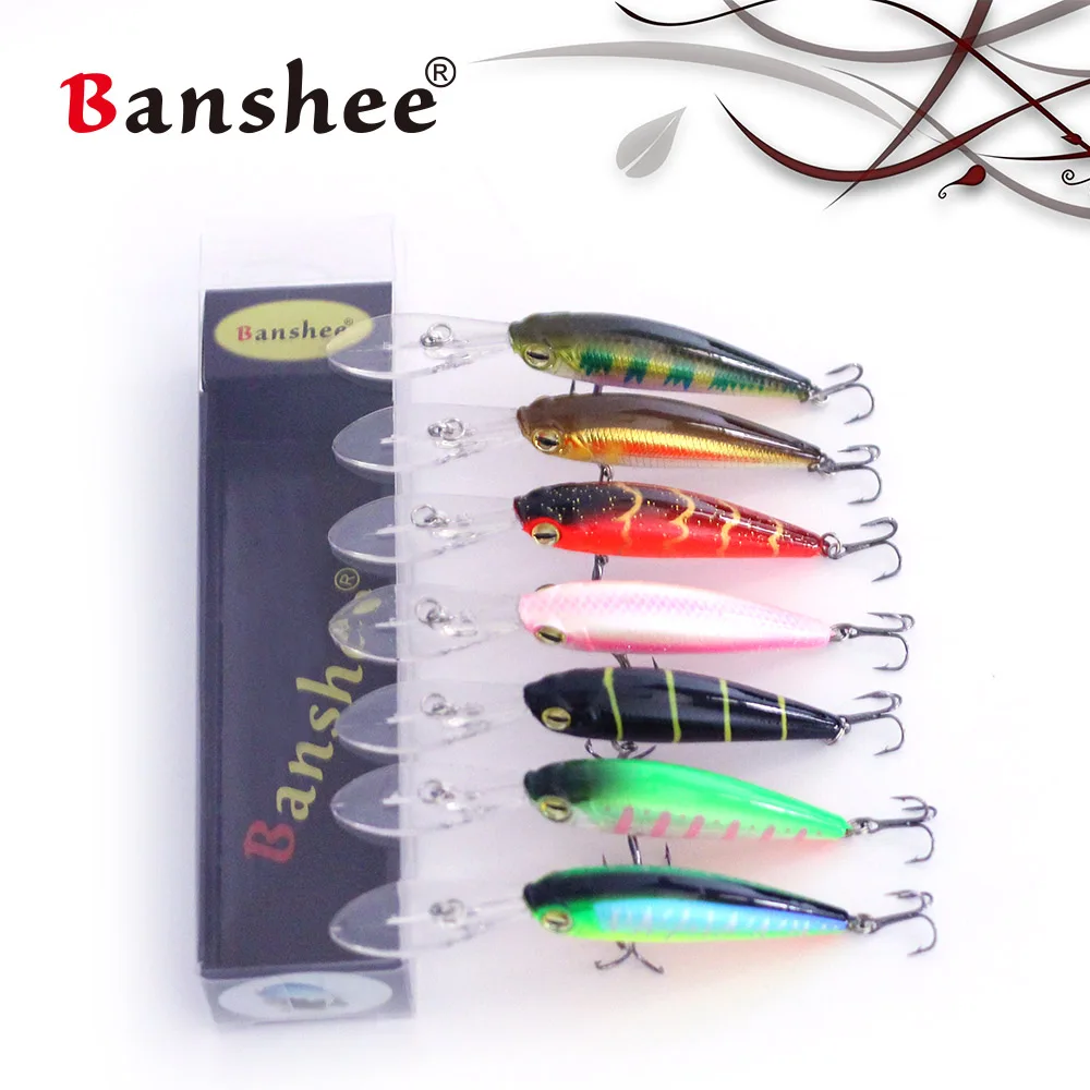 Banshee WF01 длинная губа Джеркбейт 60 мм/6 г 3 шт./лот искусственный Троллинговый гольян