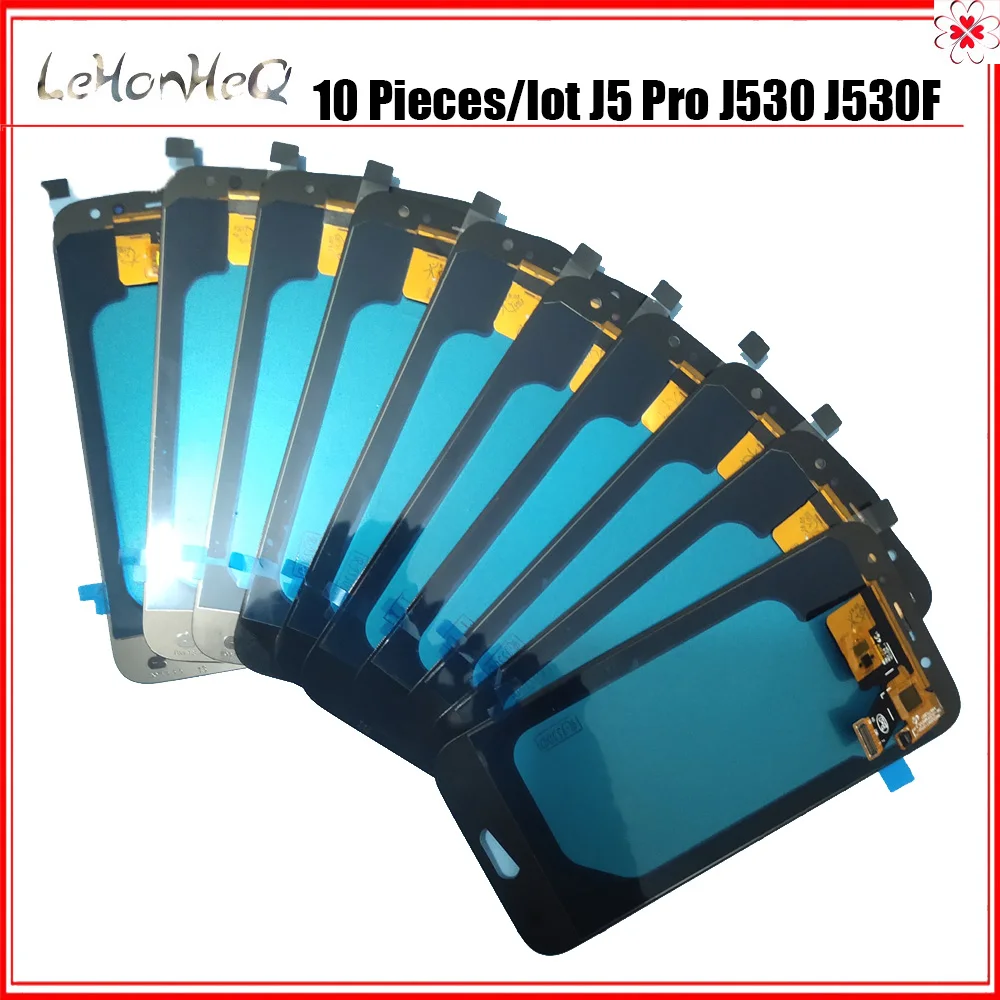 

10 Pieces/lot LCD For Samsung Galaxy J5 Pro 2017 J530 J530F LCD Display Touch screen Digitizer Assembly For samsung J530 LCD