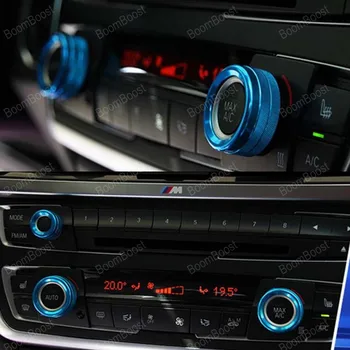 

For B/MW 1234 series 3GT High Quality Air Conditioning Button Knob decoration Ring Cover high equipment 3 Colors