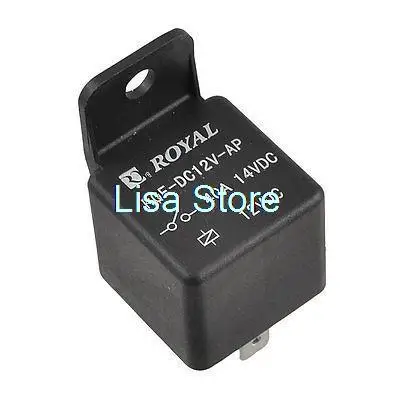 

2016 Black 40A 12VDC relay Rectangle Case Linked SPST Power Relay RQF-DC12V-AP Type 12V Coil Fast Free Delivery