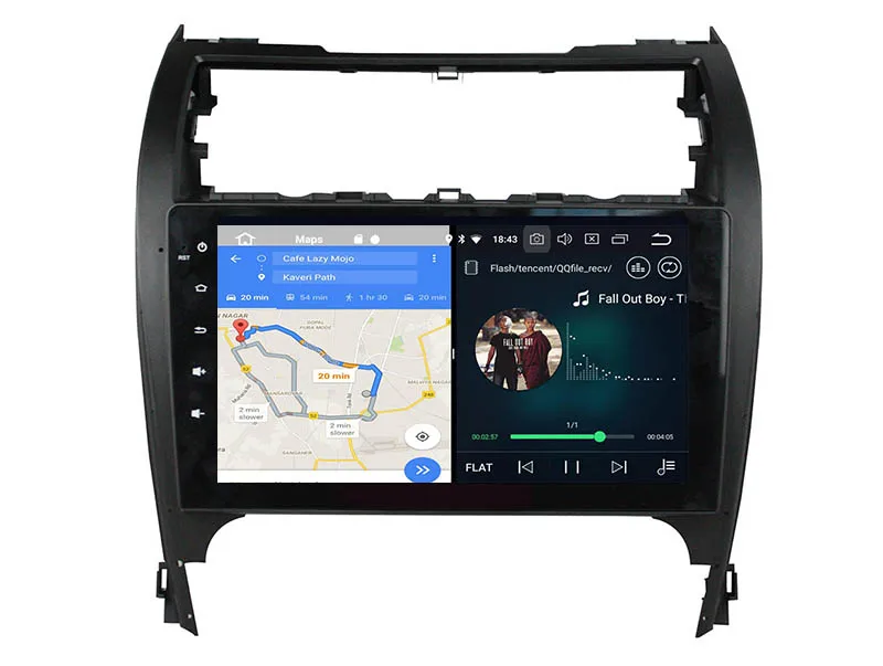 toyota camry aftermarket stereo android 8.0 radio replacement touch screen 3