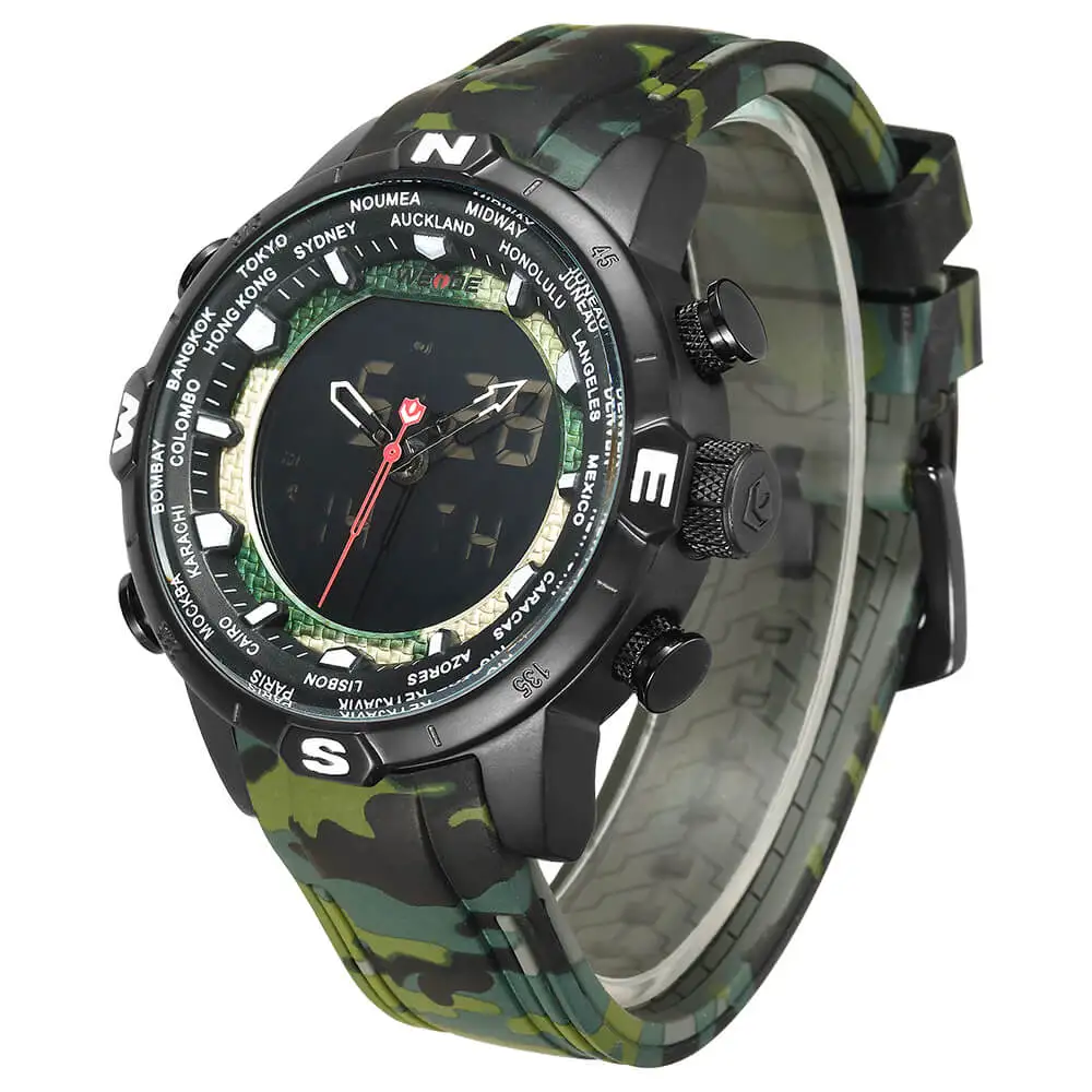 WEIDE оригинальный для ЖК дисплея электронные мужские часы спортивные роскошные