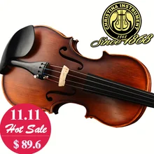 Italy Christina V02 beginner Violin 4/4 Maple Violino 3/4 Antique matt High-grade Handmade acoustic violin fiddle case bow rosin