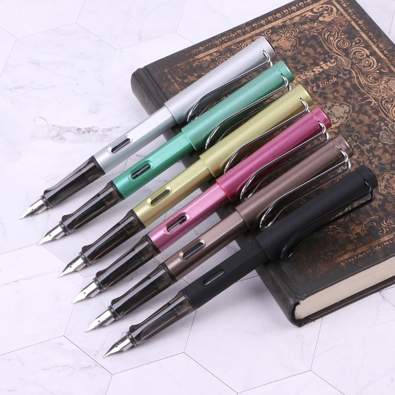 

Luxury Men's Fountain Pen Business Student Gift Nib 0.38mm Calligraphy Durable