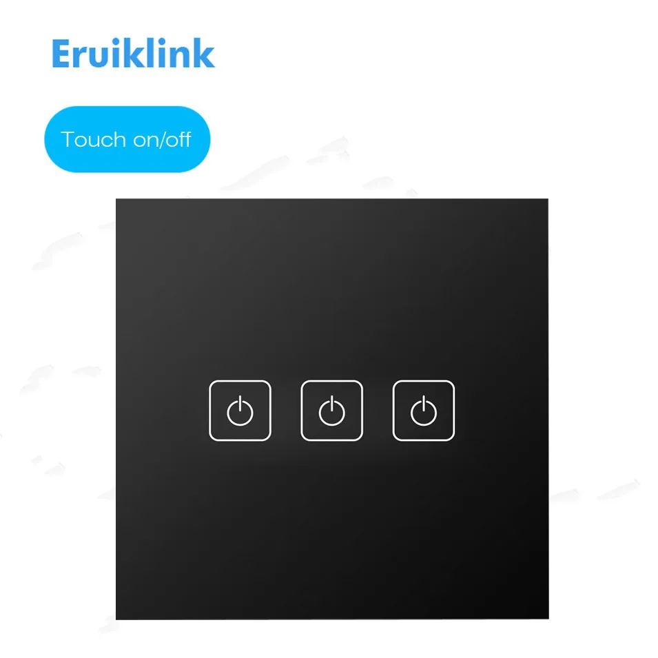 Interruptores e Relés padrão da ue/uk eruiklink interruptor For Led or Energy Saving Bulb : Power Load Less Than 100w/gang