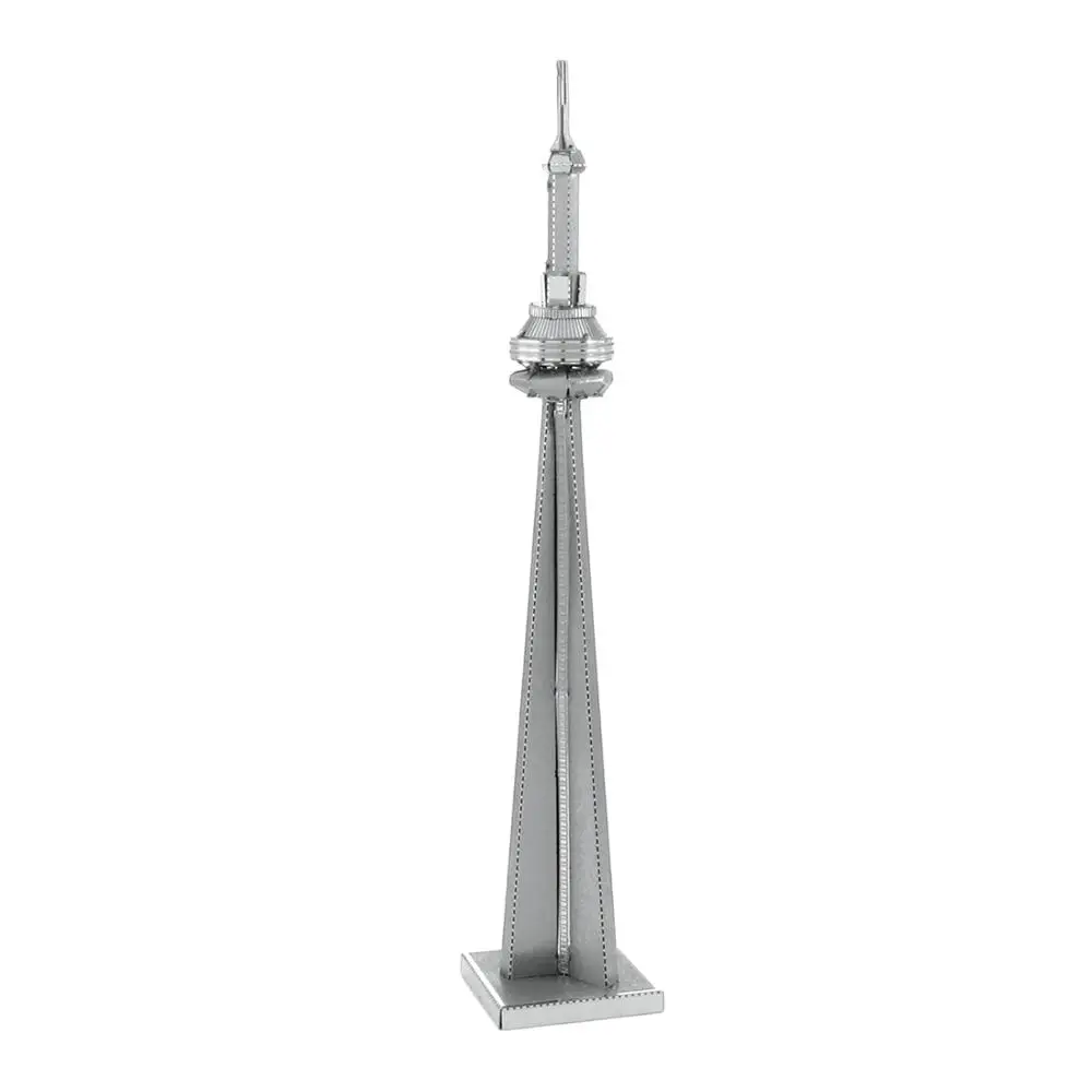 

3D Metal Puzzles for children Adult Model kids Toys for Adult Jigsaw Canadian television tower TV metal puzzle educational toys