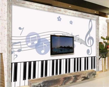 

beibehang wallpaper for walls 3 d Custom photo wallpaper fashion music piano decorative mural sofa background wall 3d wallpaper