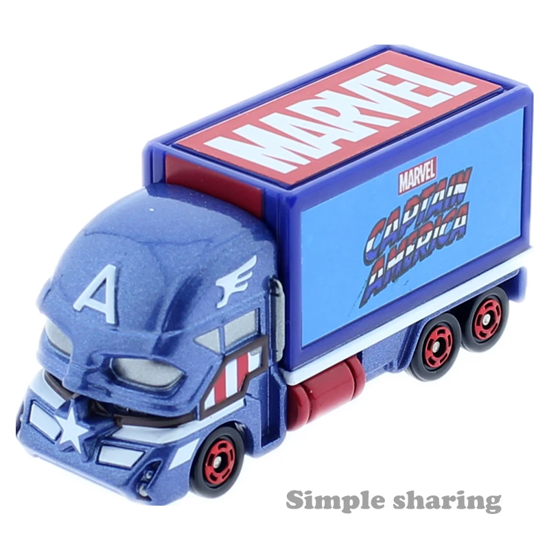 TAKARA TOMY Tomica с героями комиксов Марвел мелодия Evo 6 0 Мстители грузовик