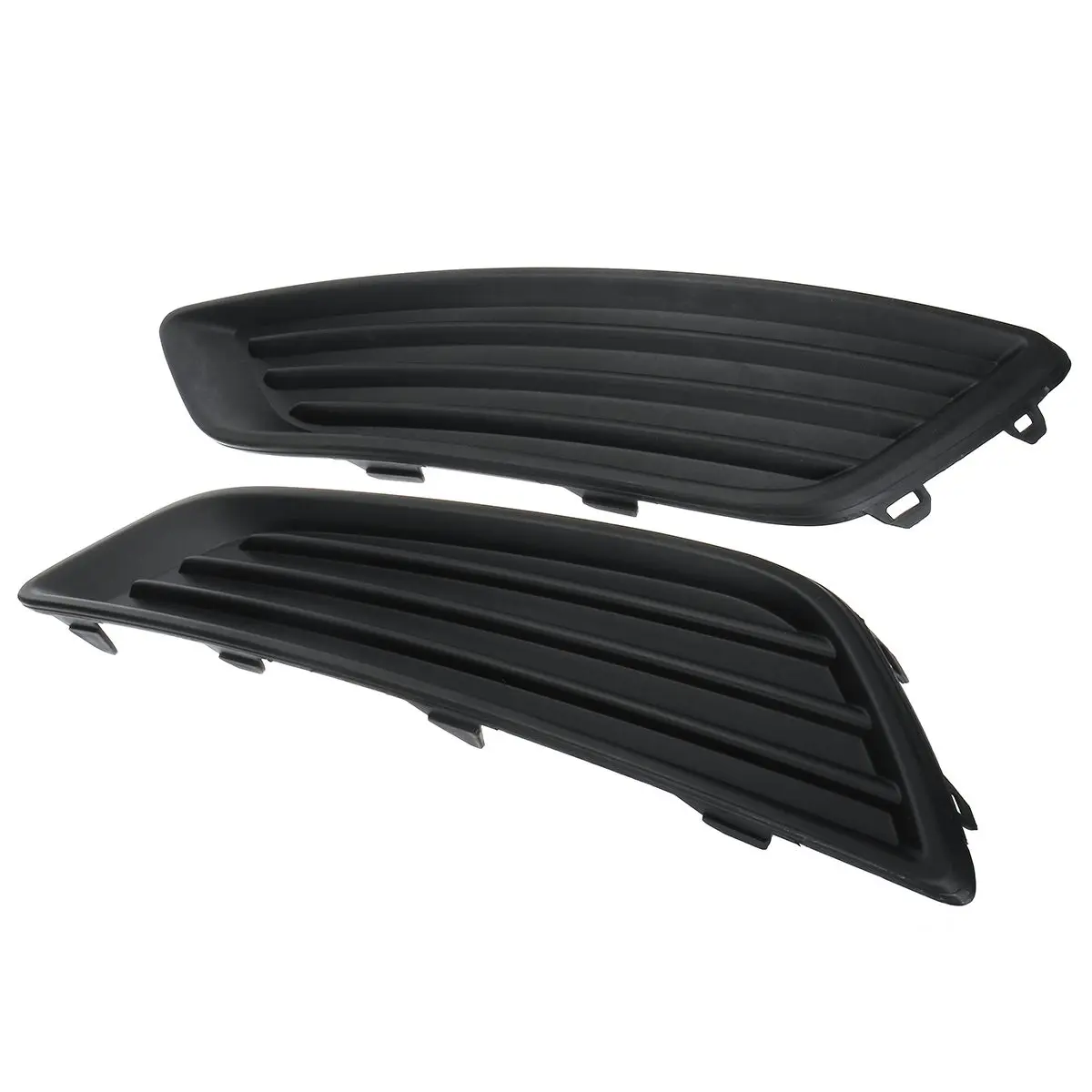 Pair Fog Light Cover Frame Trim Grill Vent For Ford for Focus Without Hole Lower Front Bumper Accessories