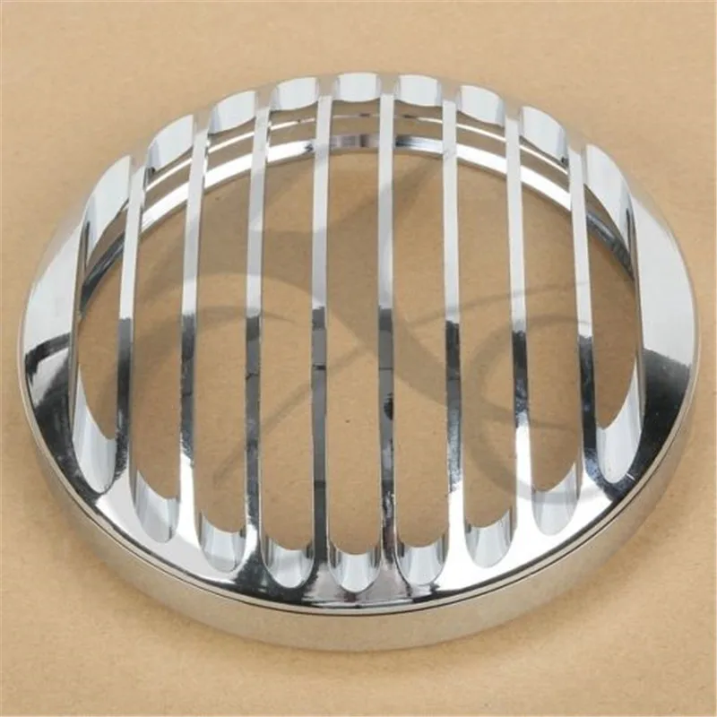 

5 3/4" CNC Headlight Grill Cover For Harley Dyna Sportster Softail 48 883 1200 Motorcycle