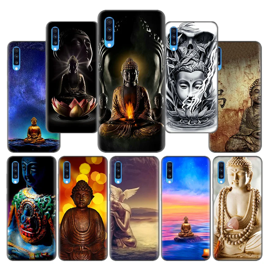 

Retro Galactic Gautama Buddha Pattern Case Coque for Samsung Galaxy A10 A20 A30 A40 A50 A60 A70 A80 A20e A6 A8 A7 A9 Plus 2018