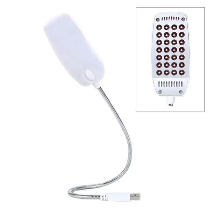 Регулируемый USB светодиодный светильник 28 светодиодный s Consuption портативный ПК ноутбук свет для ноутбука 1,5 W- M25