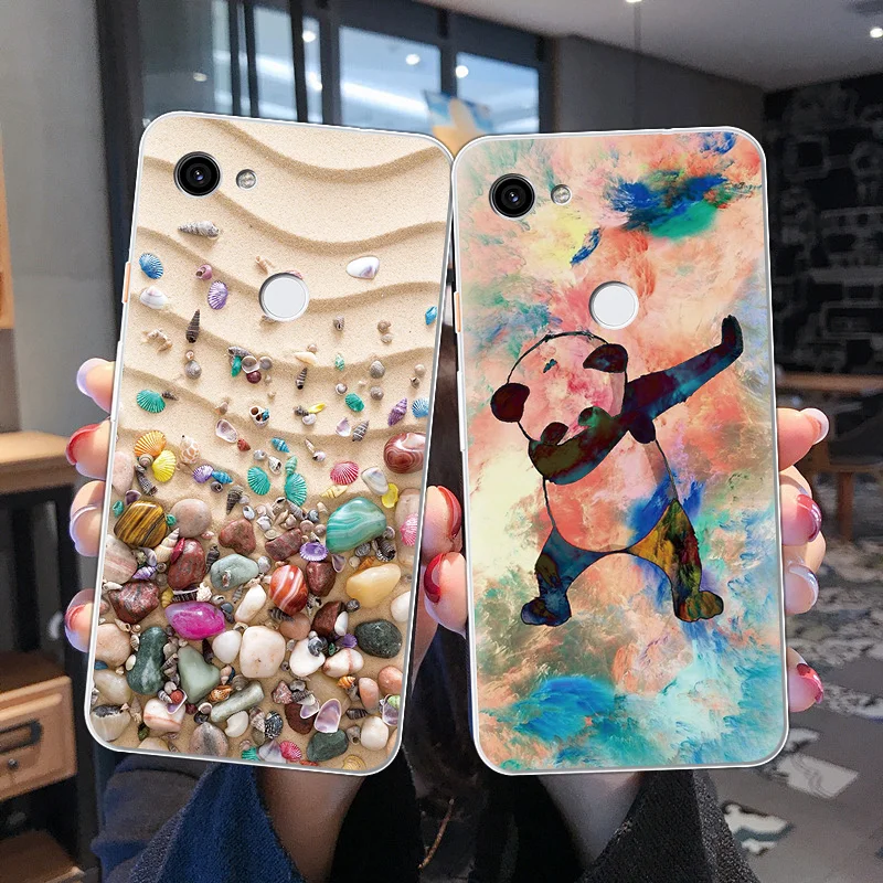 

New Fashion Phone Cases For Google Pixel 2 3 XL Case Soft TPU Back Cover for Pixel 3a XL 3XL 2XL Couple Cute Fundas Capa Coque