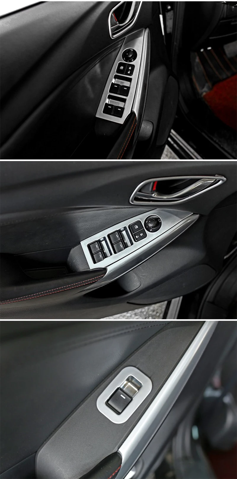 Для Mazda 6 Atenza M6 седан 2013 хром межкомнатные двери окна переключатель панель крышка рамка отделка под давлением аксессуары