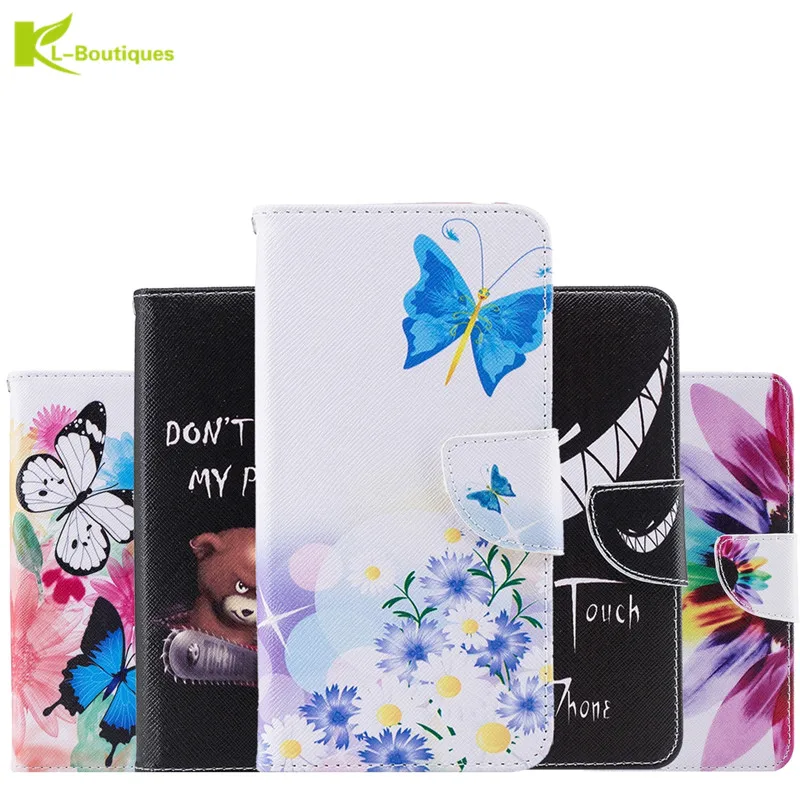 

Xiaomi Mi A2 Lite Phone Etui on For Fundas Xiaomi Redmi 6 Pro Cartoon Butterfly Case Shockproof Flip Wallet Leather Cover Coque