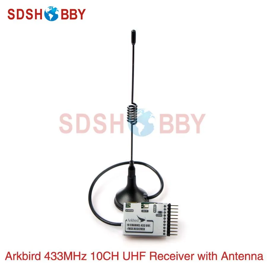 Приемник Arkbird 433 МГц 10CH FHSS с антенной для системы УВЧ LRS|receiver fm|antenna 4greceiver linux |