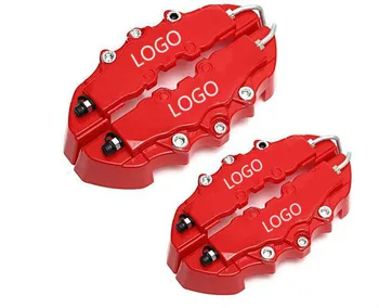 

WISE TRAVEL 4pcs Universal Car Auto Disc Brake Caliper Covers Front And Rear RD 19cm size S