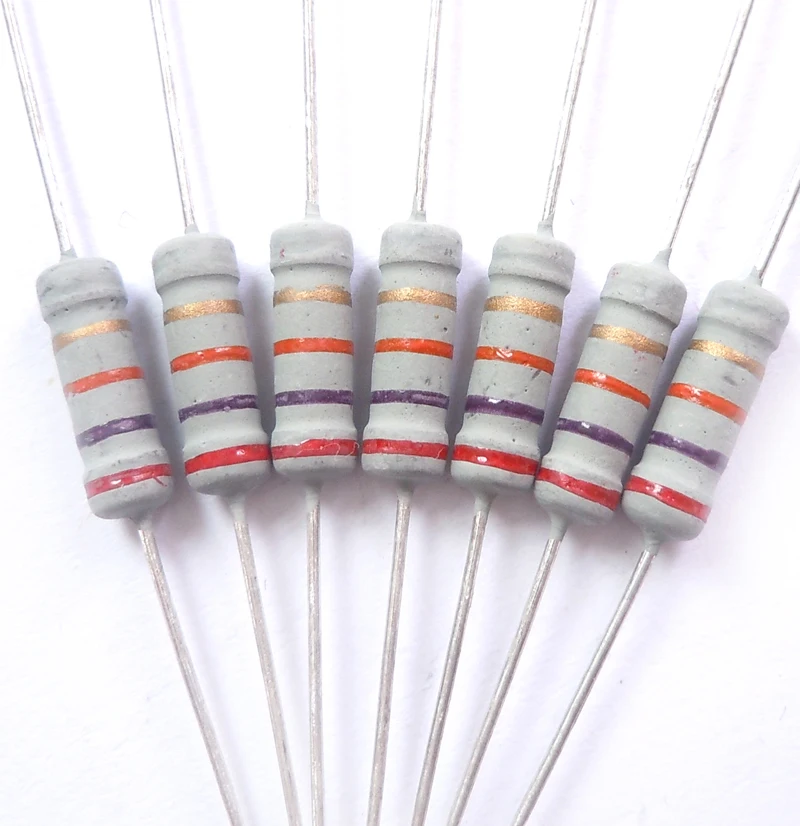 1w 27k ohm 27000 ohm 100 Original New Fixed resistor Metal Oxide Film