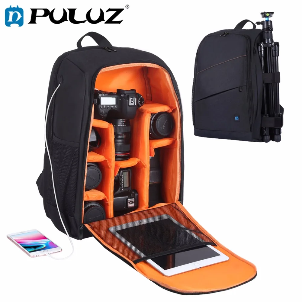 

PULUZ Outdoor Camera Backpack Portable Bags Waterproof Dual Shoulders Backpack Camera 44*30*19.5cm Shoulders Backpack Camera