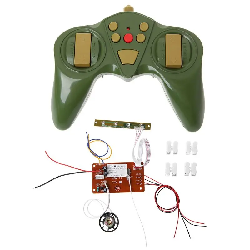 

6CH 2.4Ghz 30 Meter Radio Transmission Remote Control Receiver Board for DIY Tank Ship 95AE