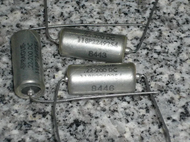 

[SA]SPRAGUE U.S. oil grade fever may axial 0.22UF 224J 200V precision pairing--10pcs/lot
