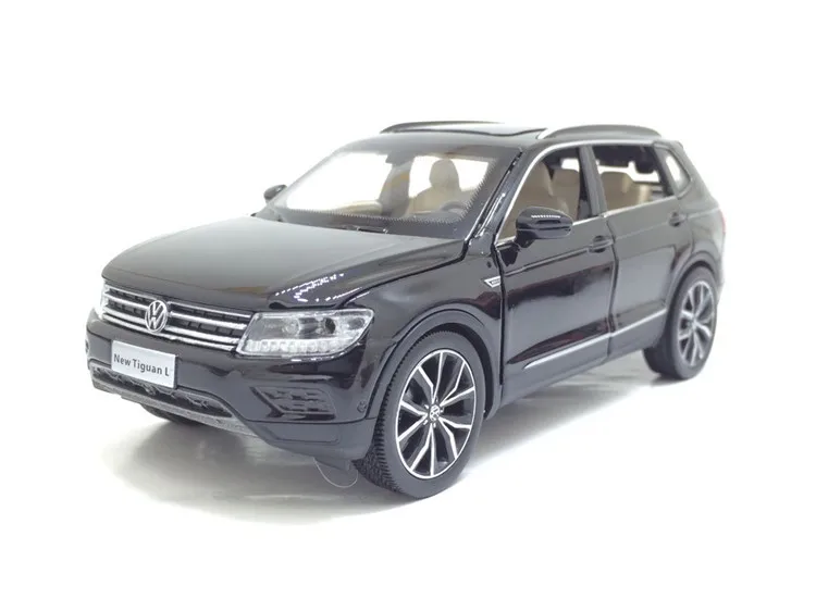 Высокая имитация Tiguan L, 1:32 Масштаб сплава оттягивать назад модель автомобиля, muaical& мигающий, литая под давлением металлическая модель