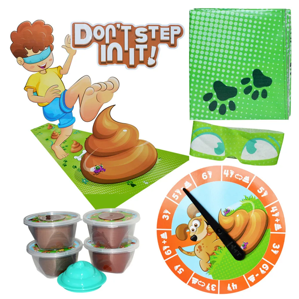 

Hide-and-seek Blindfolded Poop-dodging Fun Blindfold Poop Decompression Game Birthday Gift educational toys for children #WS