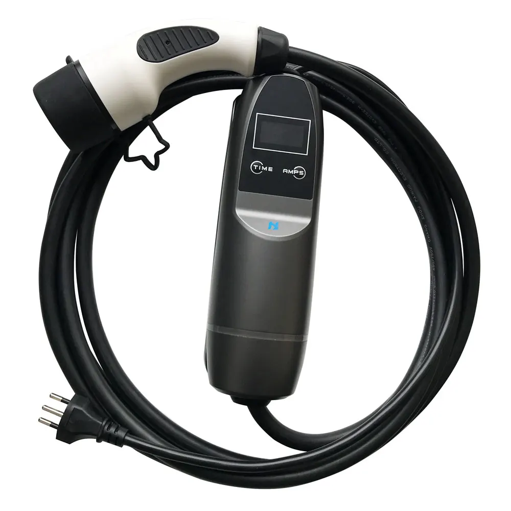 Портативное зарядное устройство Khons EVSE IEC 62196 для электромобилей с швейцарской