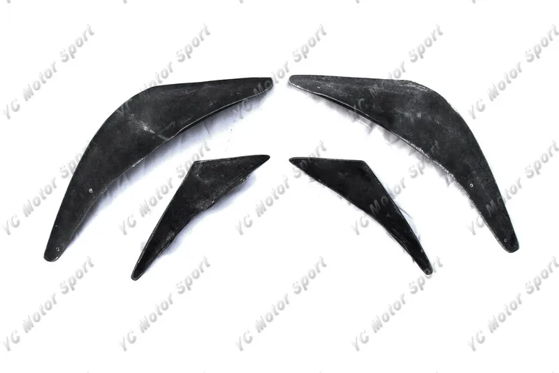 2003-2007 Mitsubishi Evolution 8-9  Jun Style Front Bumper Canard FRP (5)