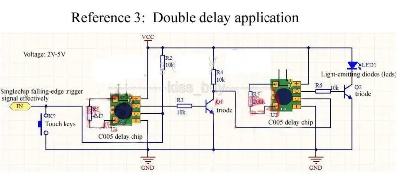 C005 таймер схемы