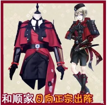 

The Popular Game Cosplay Costume Touken Ranbu Online New Short Knife Sunway authentic Top+Pants+Coat Full Sets A