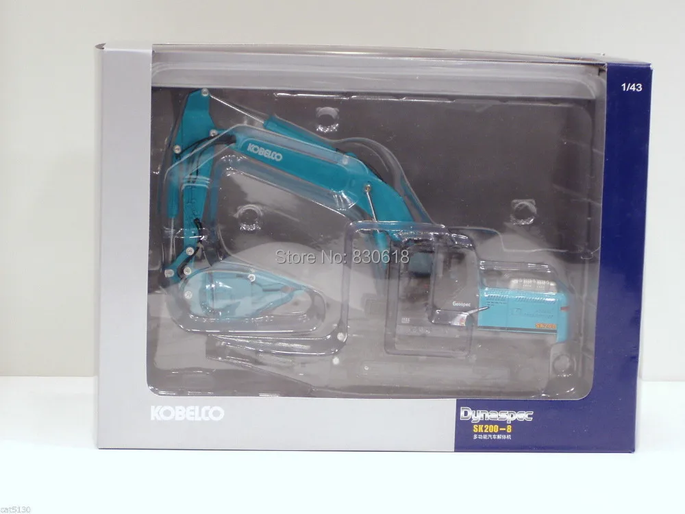 Kobelco SK200 8 экскаватор w/ Pincher 1/40 MIB литые модели строительных автомобилей|construction vehicle