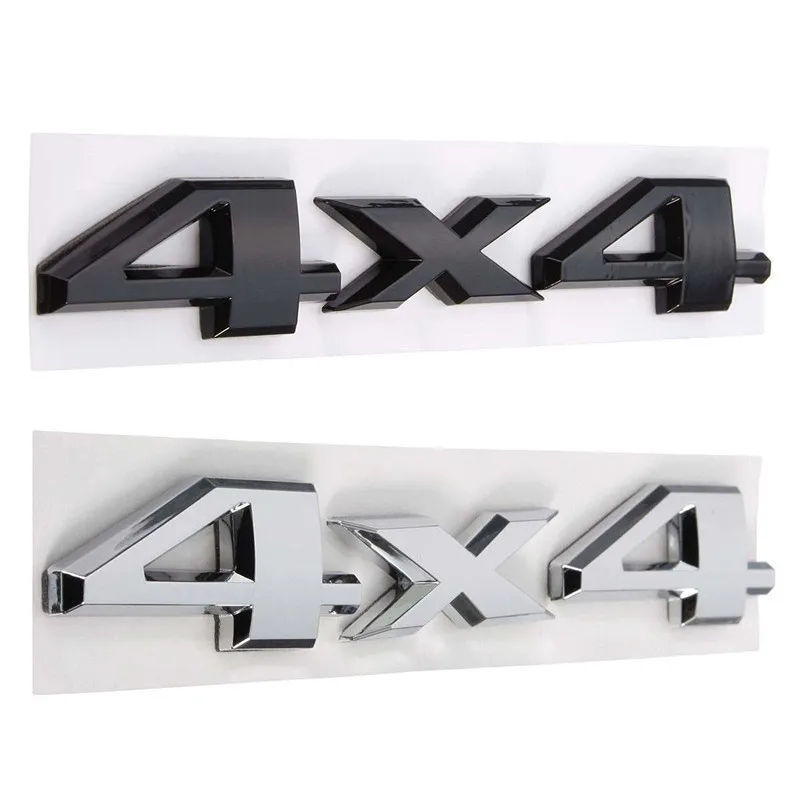

1Pcs 3D 4x4 Emblem Badge Car Sticker Logo Decal For Jeep /Grand/Cherokee Silver/Black