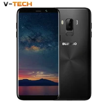 BLUBOO S8 Plus 18:9 Screen 6.0” Mobile Phone MTK6750T Octa Core 4G RAM 64G ROM 360 OS Dual Back Camera Fingerprint Smartphone