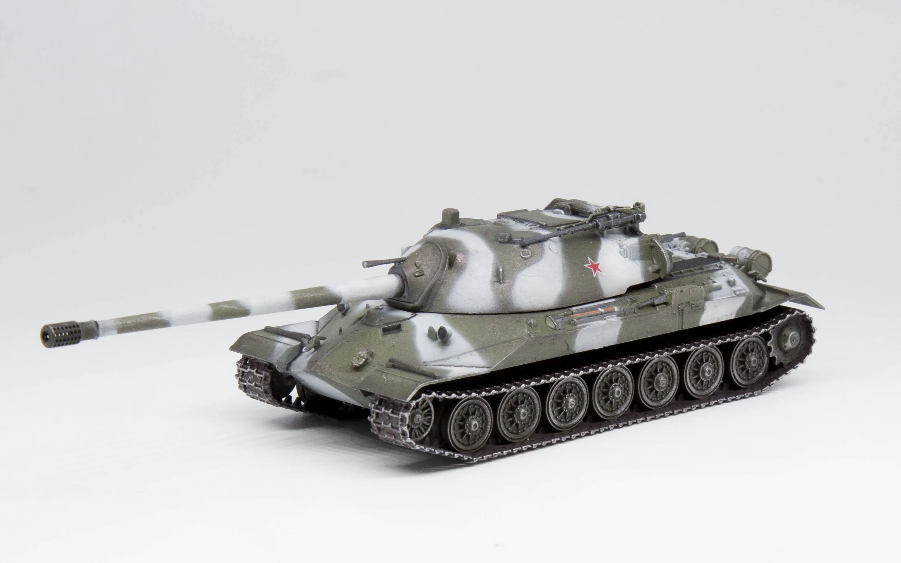 1/72 советский IS 7 тяжелый танк зимний камуфляж ремесленника # WOT World of Tanks| |