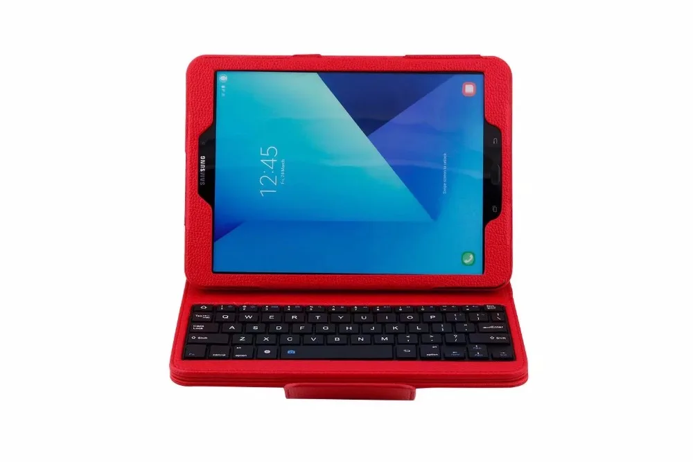Отсоедините чехол для планшета с беспроводной Bluetooth клавиатурой Samsung Galaxy Tab S3 9 7 SM