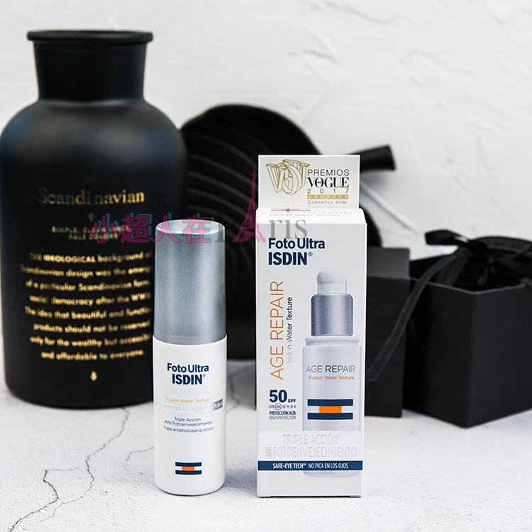 isdin fotoultra age repair fusion water