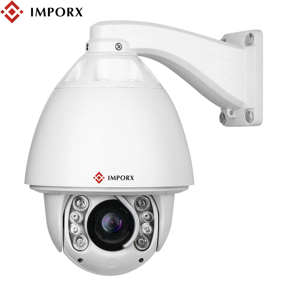 IMPORX 1080P HD Авто слежение PTZ IP камера с аудио вход/выход 2МП 20X зум Беспроводная