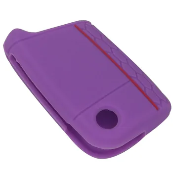 Keyforkess 50 pz/lotto nuovo coperchio chiave in Silicone per VW Golf 7 mk7 Skoda Octavia A7 custodia portachiavi in Silicone spedizione gratuita - Jingyuqin 50 pz lotto nuovo coperchio chiave in Silicone per VW Golf 7 mk7 Skoda