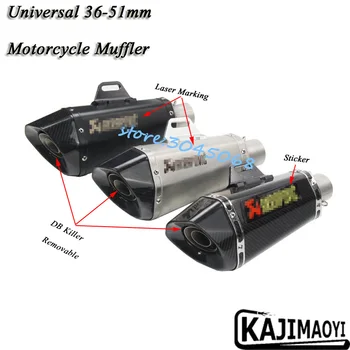 

Universal 51mm Motorcycle Exhaust Pipe Escape Modified Laser Marking Muffler DB Killer Sticker For Z800 R6 MT-09 CBR300 TRK502
