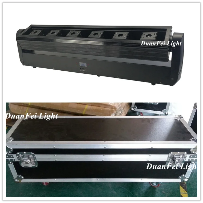 

5pcs with flycase New Model 6 eyes laser red beam moving head bar dj laser light lazer party disco bar nightclub show
